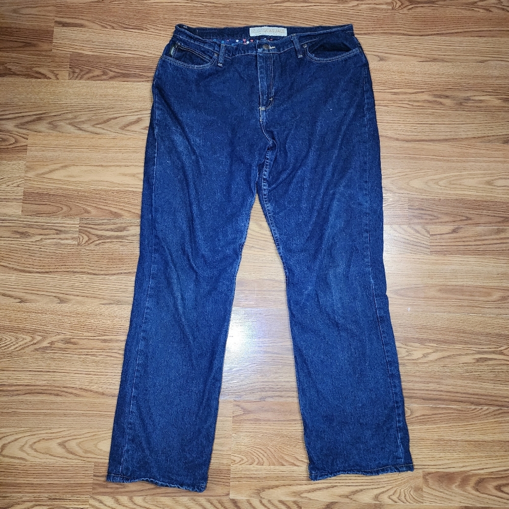 Cabelas Womens Jeans Lined Blue Size 14